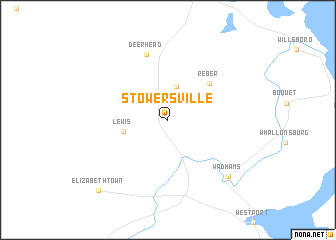 map of Stowersville