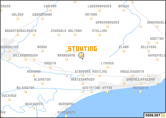 map of Stowting