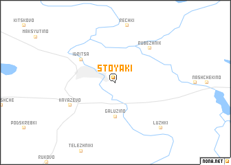 map of Stoyaki