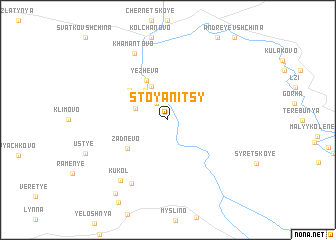 map of Stoyanitsy