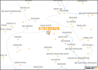 map of Stoyanova