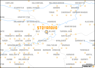 map of Stoyanovo