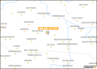 map of Stoyanovo