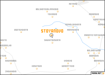 map of Stoyanovo