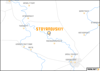 map of Stoyanovskiy