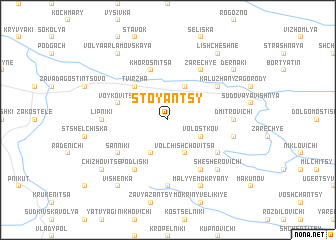 map of Stoyantsy