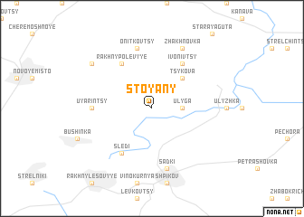 map of Stoyany