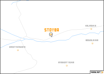 map of Stoyba