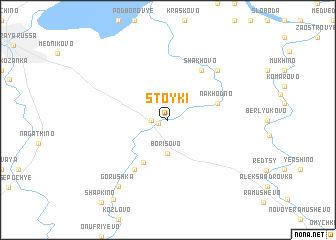 map of Stoyki