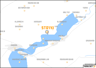 map of Stoyki