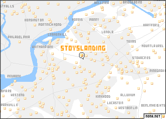 map of Stoys Landing