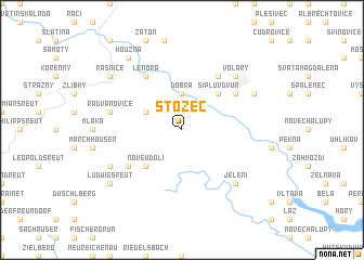 map of Stožec