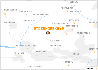 map of Stozhkovskoye