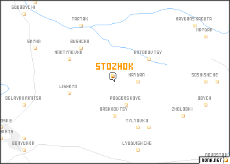 map of Stozhok