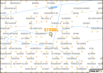 map of Straal