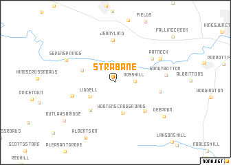 map of Strabane