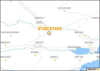 map of Stracathro