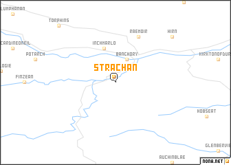 map of Strachan