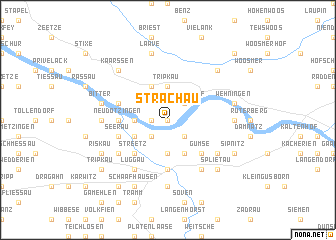 map of Strachau