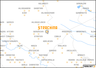 map of Strachina