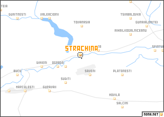 map of Strachina