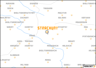 map of Strachuny