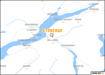 map of Strachur