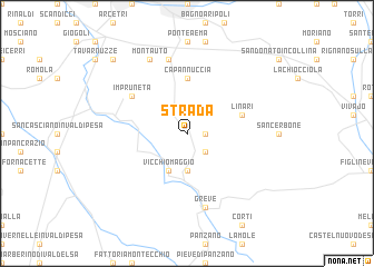 map of Strada