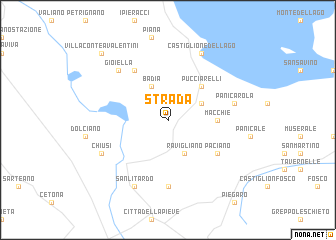 map of Strada