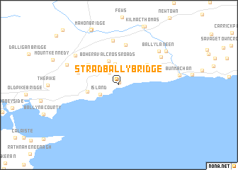 map of Stradbally Bridge