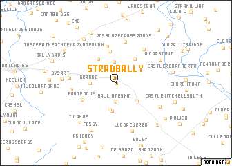 map of Stradbally