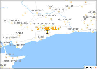 map of Stradbally