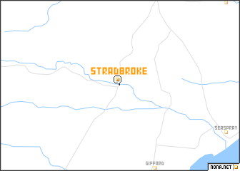 map of Stradbroke
