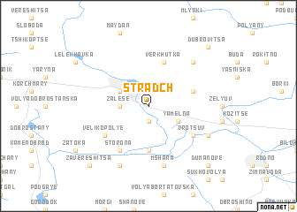 map of Stradch