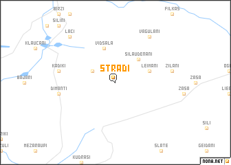 map of Stradi