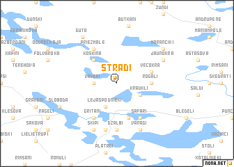 map of Stradi