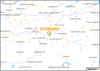 map of Stradone