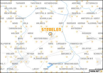 map of Straelen