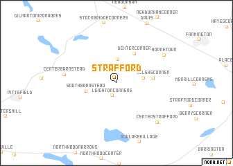 map of Strafford