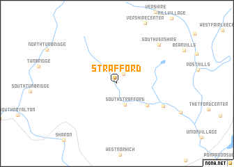 map of Strafford