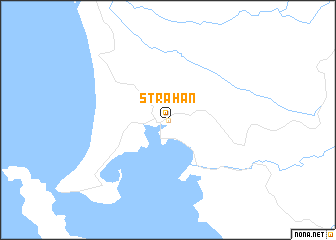 map of Strahan
