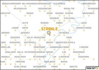 map of Strahle