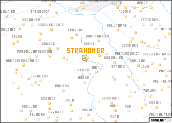 map of Strahomer