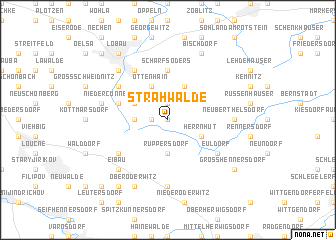 map of Strahwalde