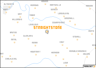 map of Straightstone