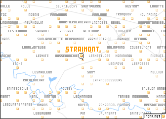 map of Straimont