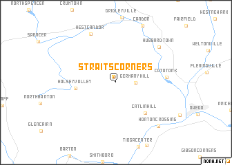 map of Straits Corners