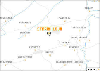 map of Strakhilovo