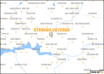 map of Strakhil Voyvoda