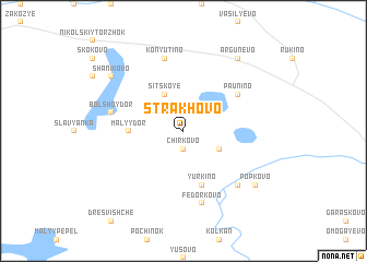 map of Strakhovo